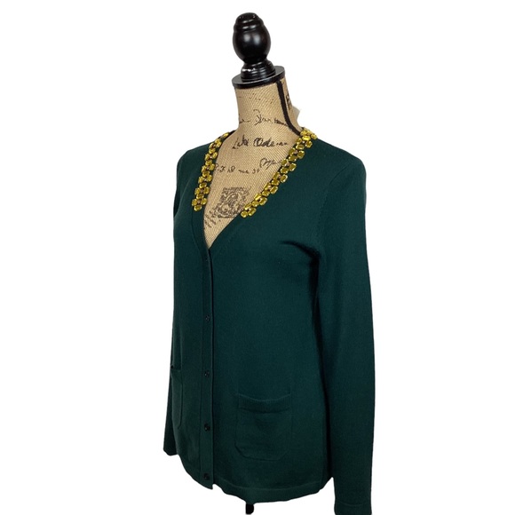 Kate Spade Jeweled Eryn Cardigan NWT - Picture 4 of 9